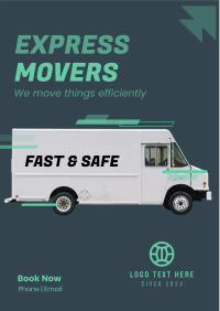 Express Movers Flyer Design