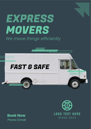 Express Movers Flyer Image Preview