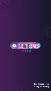 Party Music Facebook Story Design