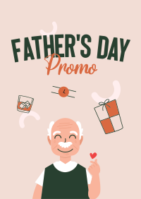 Fathers Day Promo Poster Design