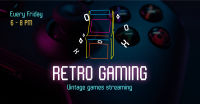 Retro Gaming Facebook ad Image Preview