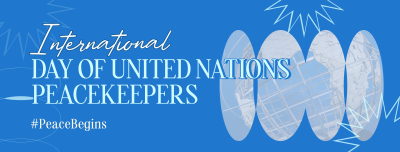 UN Peacekeepers Day Facebook cover Image Preview