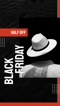 Classy Black Friday Hat Facebook story Image Preview