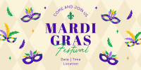 Mardi Gras Festival Twitter post Image Preview