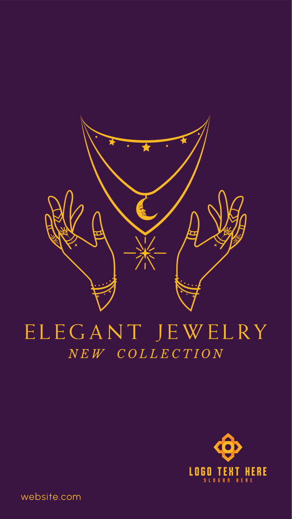 Elegant Jewelry Instagram Story Design Image Preview