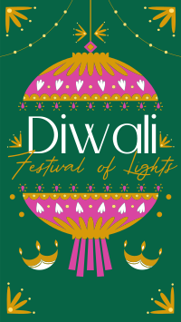 Diwali Festival Celebration Video Image Preview