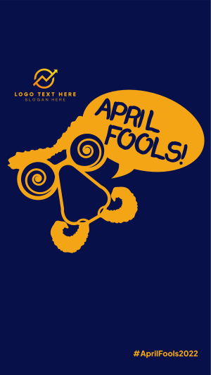 April Fools Clown Instagram story Image Preview