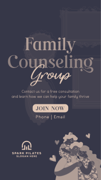 Family Counseling Group Facebook Story Design