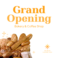 Bakery Opening Notice Instagram post Image Preview