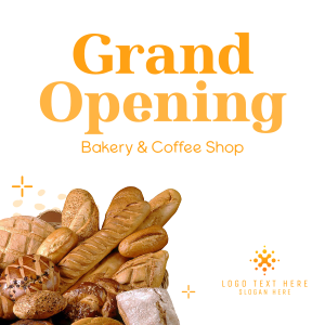 Bakery Opening Notice Instagram post Image Preview