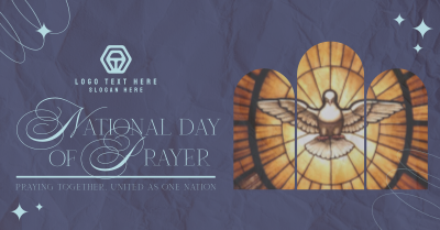 Elegant Day of Prayer Facebook ad Image Preview