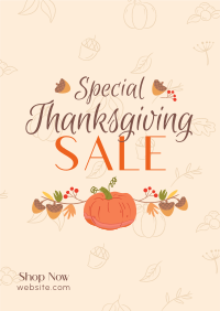 Special Thanksgiving Sale Flyer Image Preview