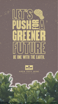 Green Earth Ecology Instagram Reel Design
