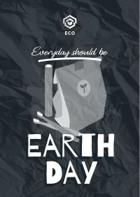 Earth Day Everyday Poster Design