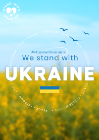 Ukraine Scenery Poster Design