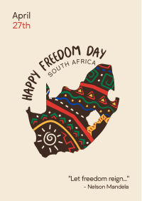 South African Freedom Day Flyer Design