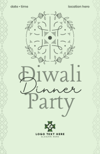 Diwali Lantern Invitation Design