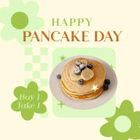 Cute Pancake Day Instagram post Image Preview