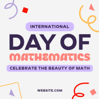 Quirky Math Day Greeting Instagram Post Preview