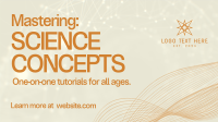 Science Mastery Tutorial Facebook Event Cover Design