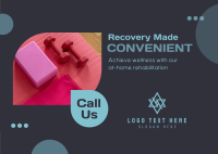 Convenient Recovery Postcard Design