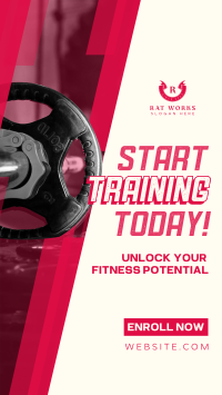 Fitness Program Abstract TikTok Video Image Preview