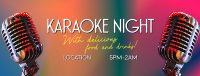 Karaoke Night Bar Facebook cover Image Preview