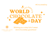 Today Is Chocolate Day Postcard Image Preview