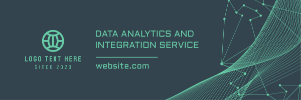 Data Analytics Twitter Header Design Image Preview