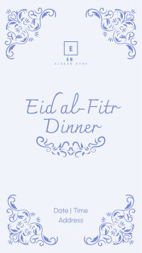 Fancy Eid Dinner Instagram story Image Preview