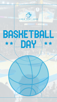 Sporty Basketball Day Instagram Story Design