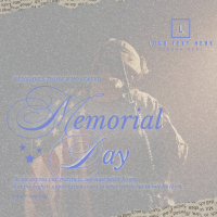 Rustic Memorial Day Linkedin Post Image Preview