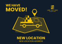 New Location Announcement Postcard Design