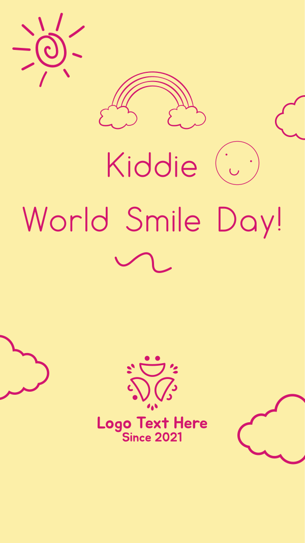 Kiddie World Smile Day Instagram Story Design Image Preview