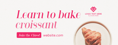 Baked Croissant Facebook Cover Image Preview