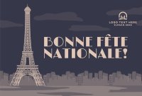 Bonne Fête Nationale Pinterest Cover Design