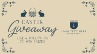Easter Bunny Giveaway Facebook event cover Image Preview