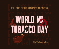 Fight Against Tobacco Facebook Post Design