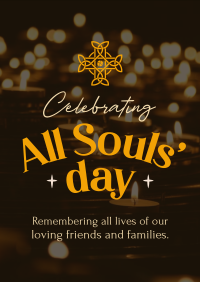 All Souls' Day Celebration Poster Design