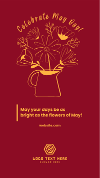 May Day in a Pot Facebook Story Design