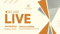 Ongoing Live Stream Facebook Event Cover Image Preview