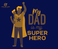 Superhero Dad Facebook post Image Preview