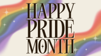 International Pride Month Gradient Facebook Event Cover Design