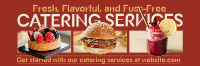 Modern Food Catering Services Twitter Header Image Preview