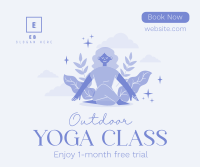 Outdoor Yoga Class Facebook Post Image Preview