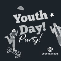 Youth Party Linkedin Post Design