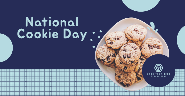 Memphis Cookie Day Facebook Ad Design Image Preview