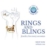 Rings and Blings Instagram Post Preview