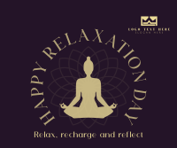 Meditation Day Facebook Post Design