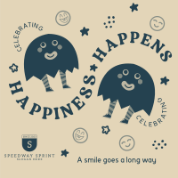 Happiness Is Contagious Instagram post Image Preview